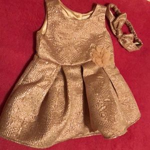 Beautiful rose gold dress